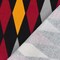 Red-Black-Multi Diamond Printed Stretch Cotton Spandex Twill Sateen Fabric By the Yard